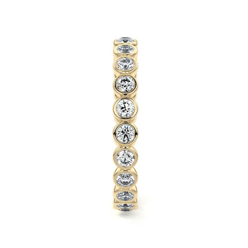 Danica  lab grown diamond wedding band product detail - Nura Lab NZ