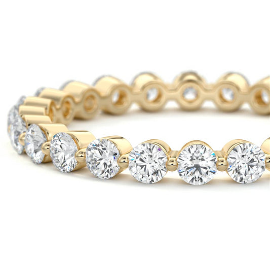 Callista round lab grown diamond wedding band product detail - Nura Lab NZ
