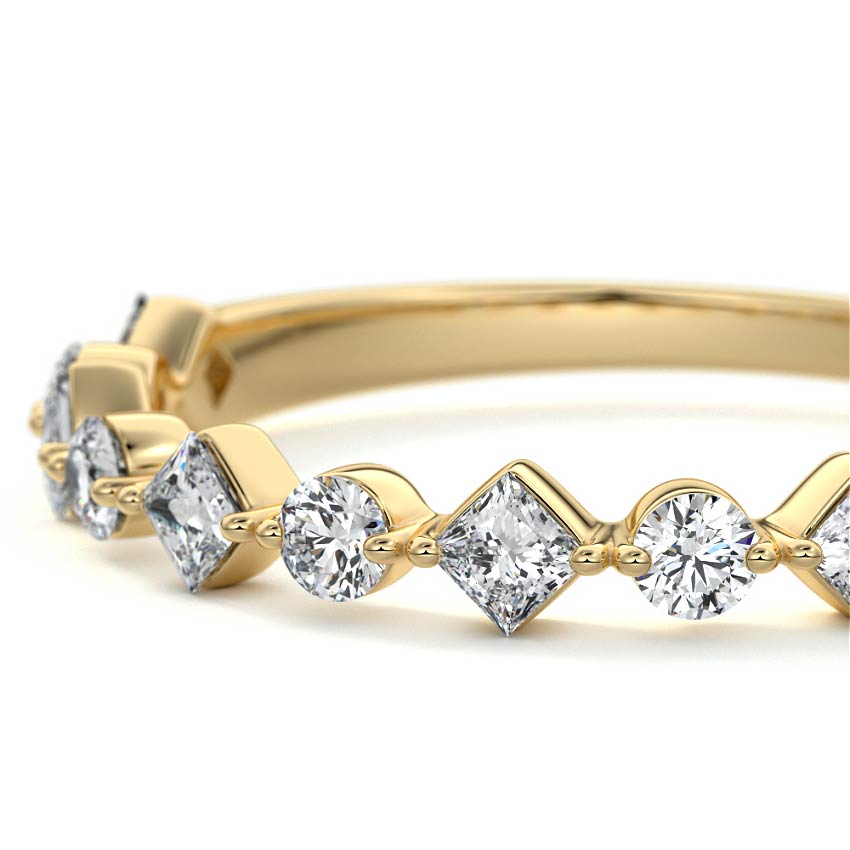 Aurelia  lab grown diamond wedding band product detail - Nura Lab NZ