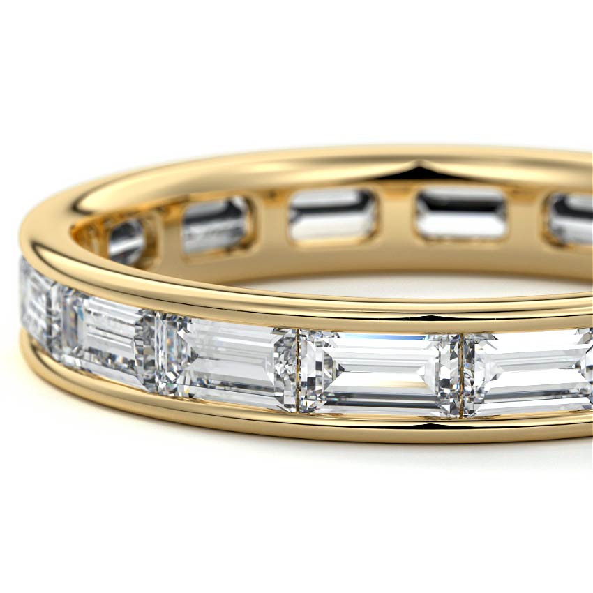 Viola  lab grown diamond wedding band product detail - Nura Lab NZ