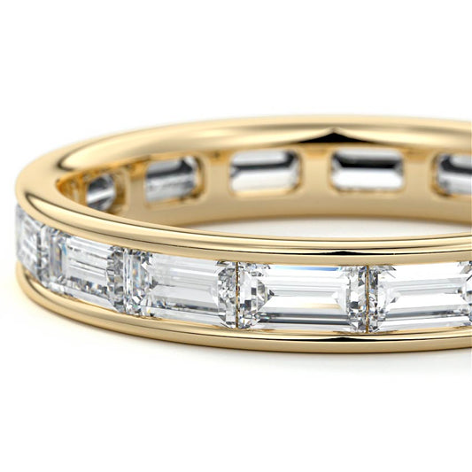 Viola  lab grown diamond wedding band product detail - Nura Lab NZ