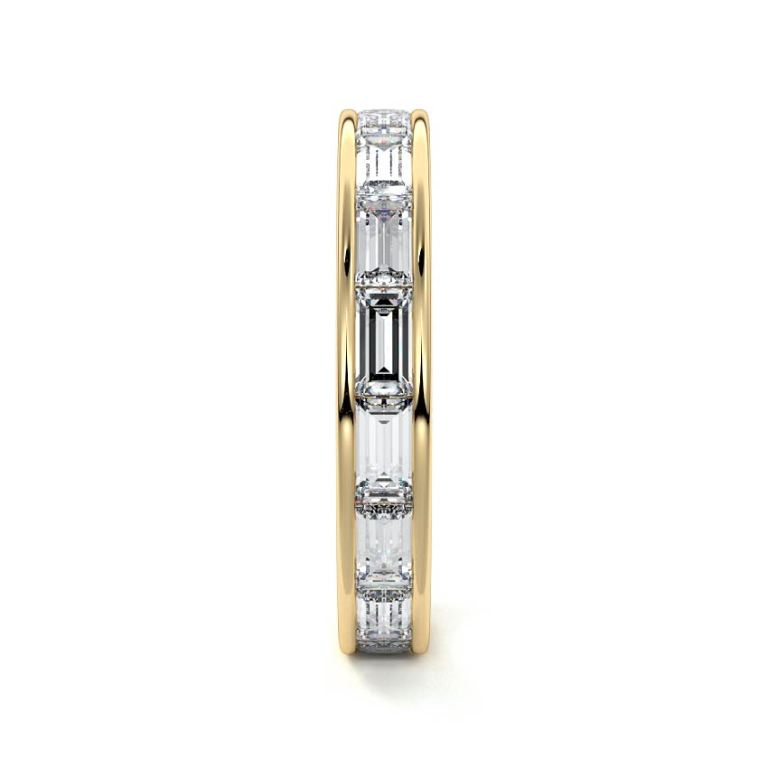 Viola  lab grown diamond wedding band product detail - Nura Lab NZ