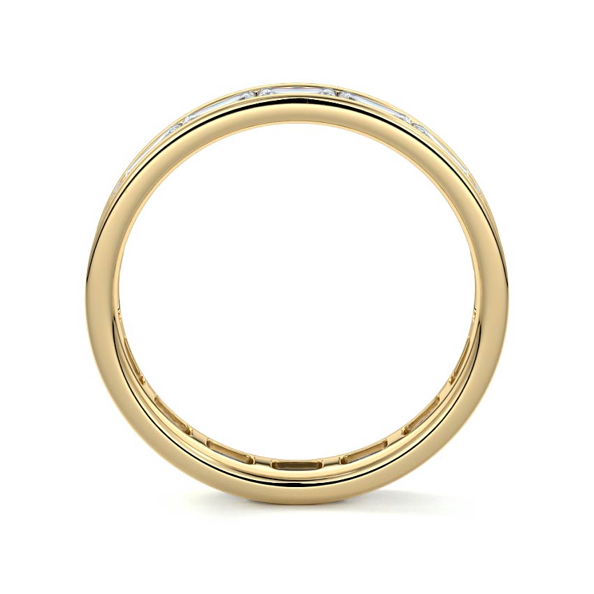 Viola  lab grown diamond wedding band product detail - Nura Lab NZ