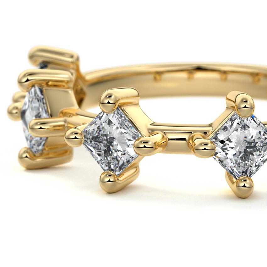Nora  lab grown diamond wedding band product detail - Nura Lab NZ