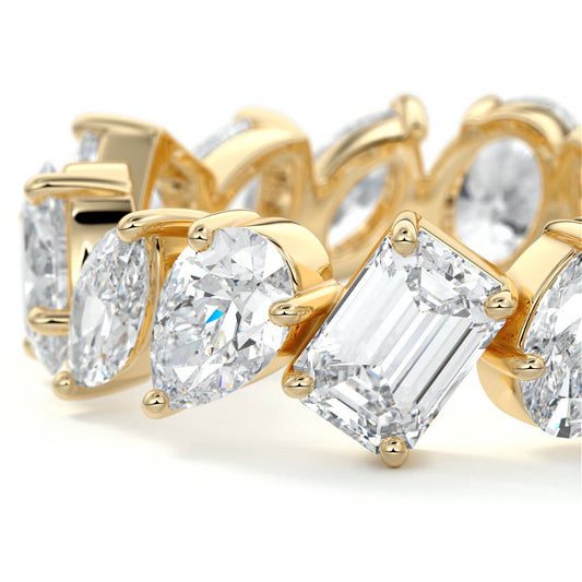 Lila  lab grown diamond wedding band product detail - Nura Lab NZ