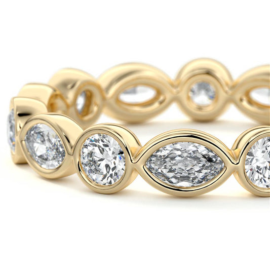 Georgia  lab grown diamond wedding band product detail - Nura Lab NZ