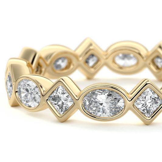 Esme  lab grown diamond wedding band product detail - Nura Lab NZ