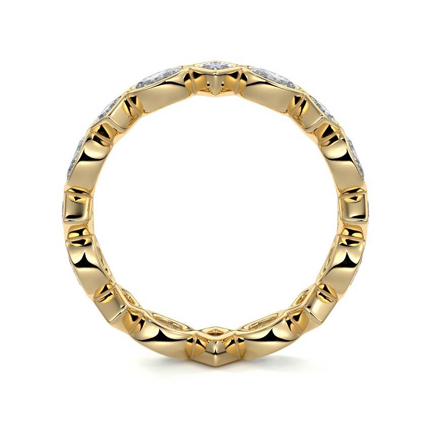 Esme  lab grown diamond wedding band product detail - Nura Lab NZ