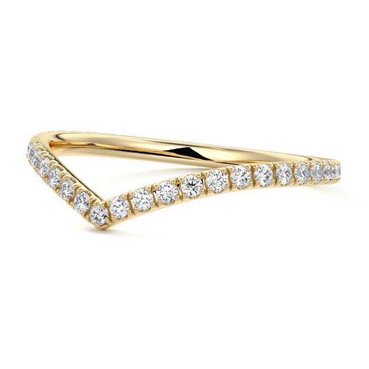 Eloise  lab grown diamond wedding band product detail - Nura Lab NZ