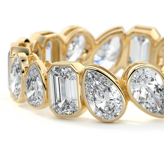 Carmen  lab grown diamond wedding band product detail - Nura Lab NZ