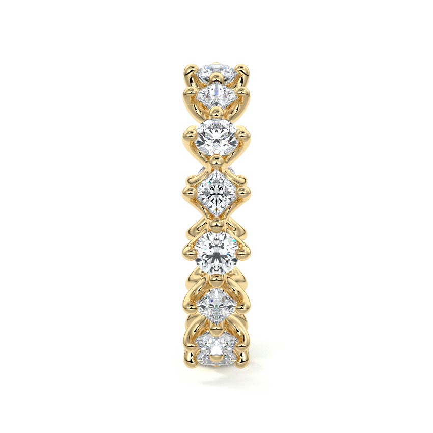 Belle  lab grown diamond wedding band product detail - Nura Lab NZ