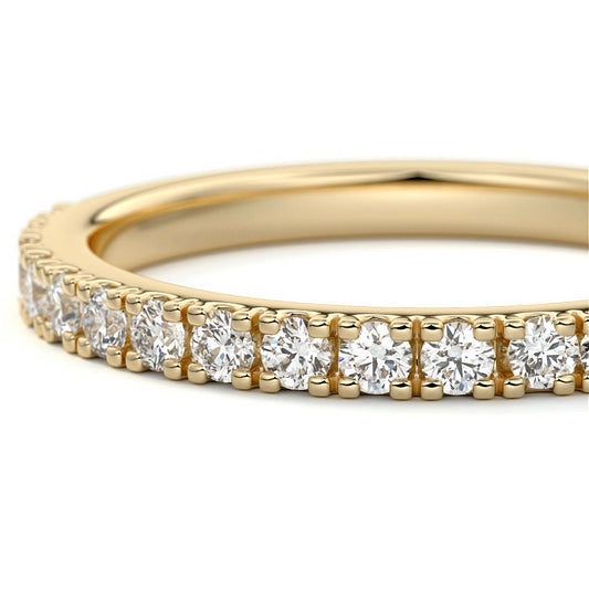 Astrid  lab grown diamond wedding band product detail - Nura Lab NZ