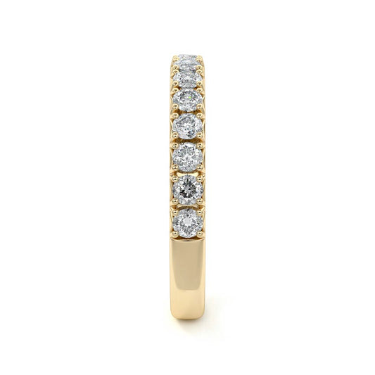 Alba  lab grown diamond wedding band product detail - Nura Lab NZ