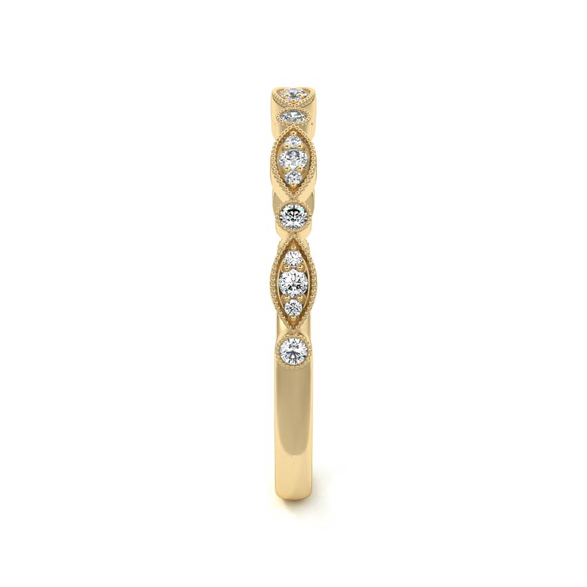 Zoe  lab grown diamond wedding band product detail - Nura Lab NZ