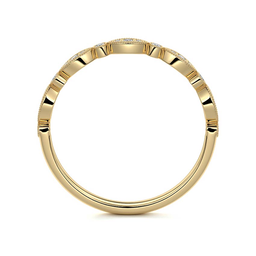 Zoe  lab grown diamond wedding band product detail - Nura Lab NZ