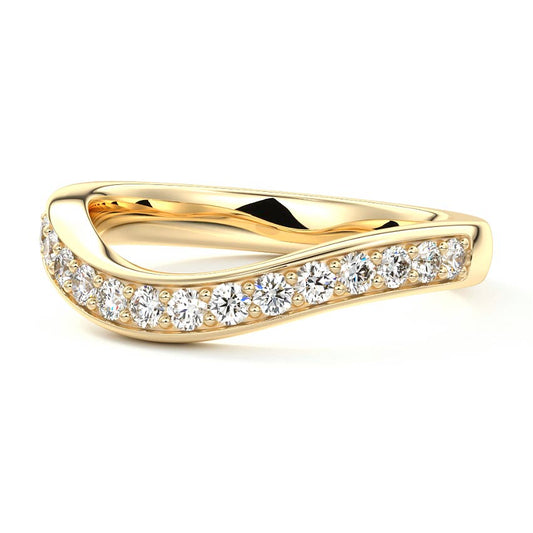 Simone  lab grown diamond wedding band product detail - Nura Lab NZ