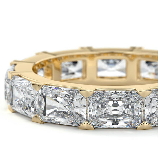 Lucille radiant lab grown diamond wedding band product detail - Nura Lab NZ