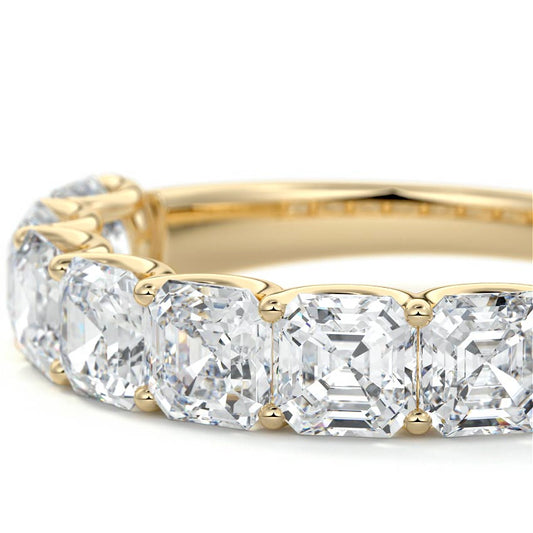 Helena asscher lab grown diamond wedding band product detail - Nura Lab NZ