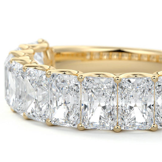 Eva radiant lab grown diamond wedding band product detail - Nura Lab NZ