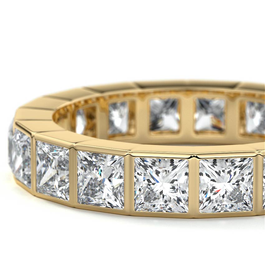 Dahlia princess lab grown diamond wedding band product detail - Nura Lab NZ