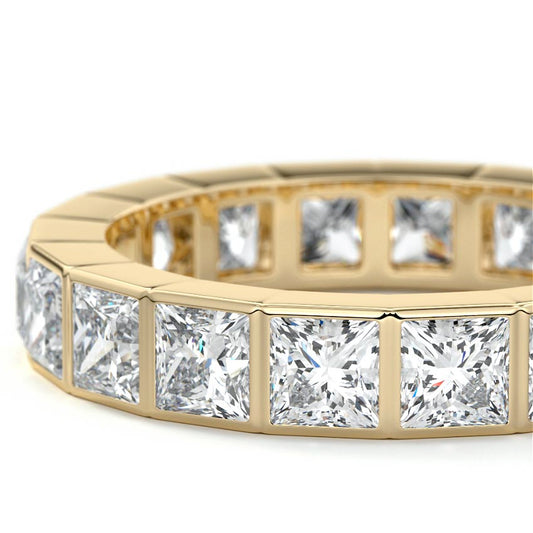 Dahlia princess lab grown diamond wedding band product detail - Nura Lab NZ