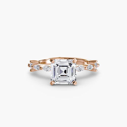 Solitaire with Eternity Pavé.