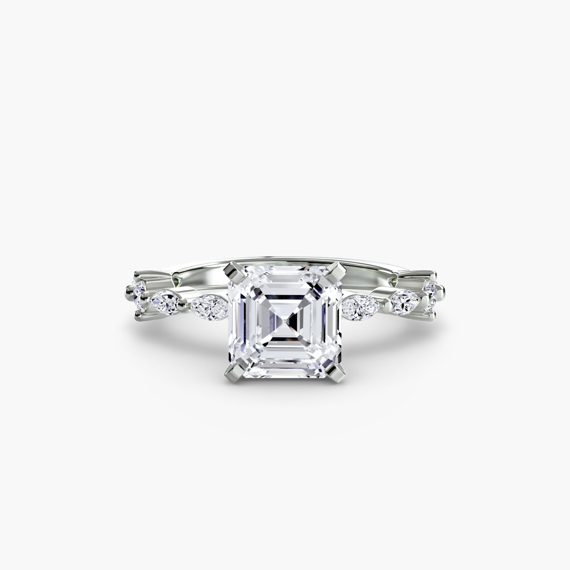 Solitaire with Eternity Pavé.