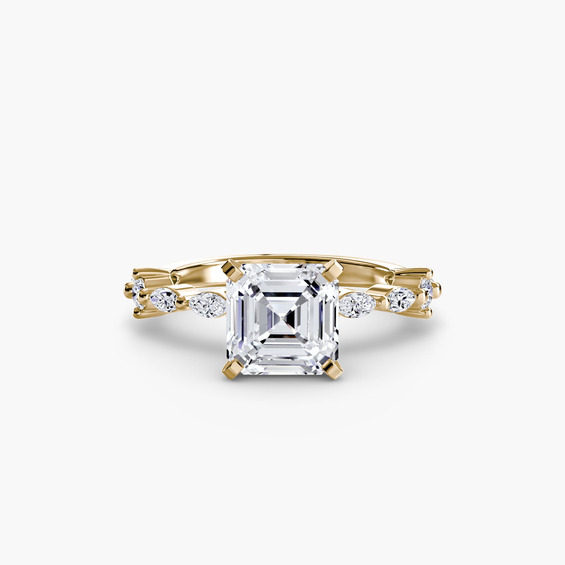 Solitaire with Eternity Pavé.