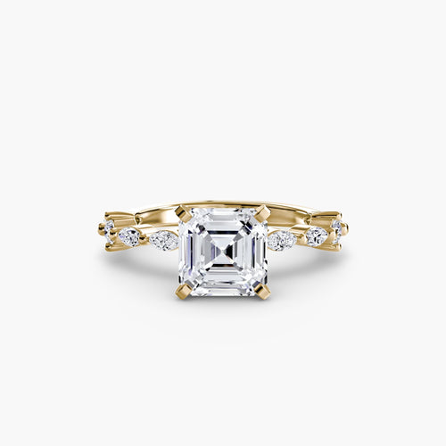 Solitaire with Eternity Pavé.
