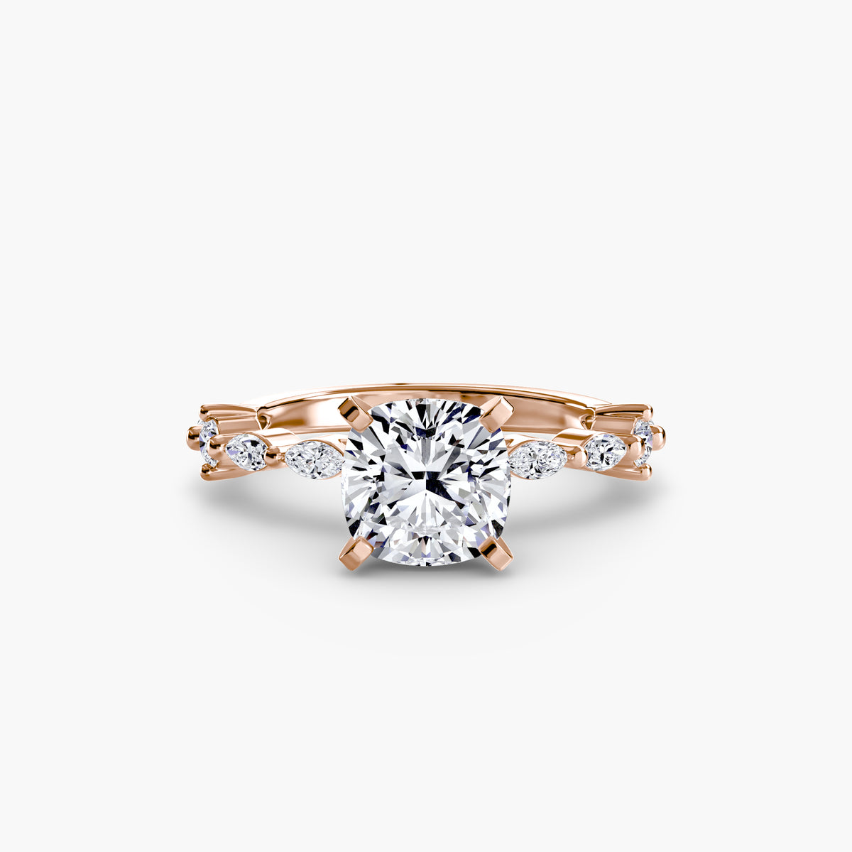 Solitaire with Eternity Pavé.