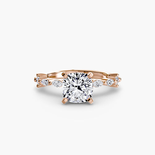 Solitaire with Eternity Pavé.