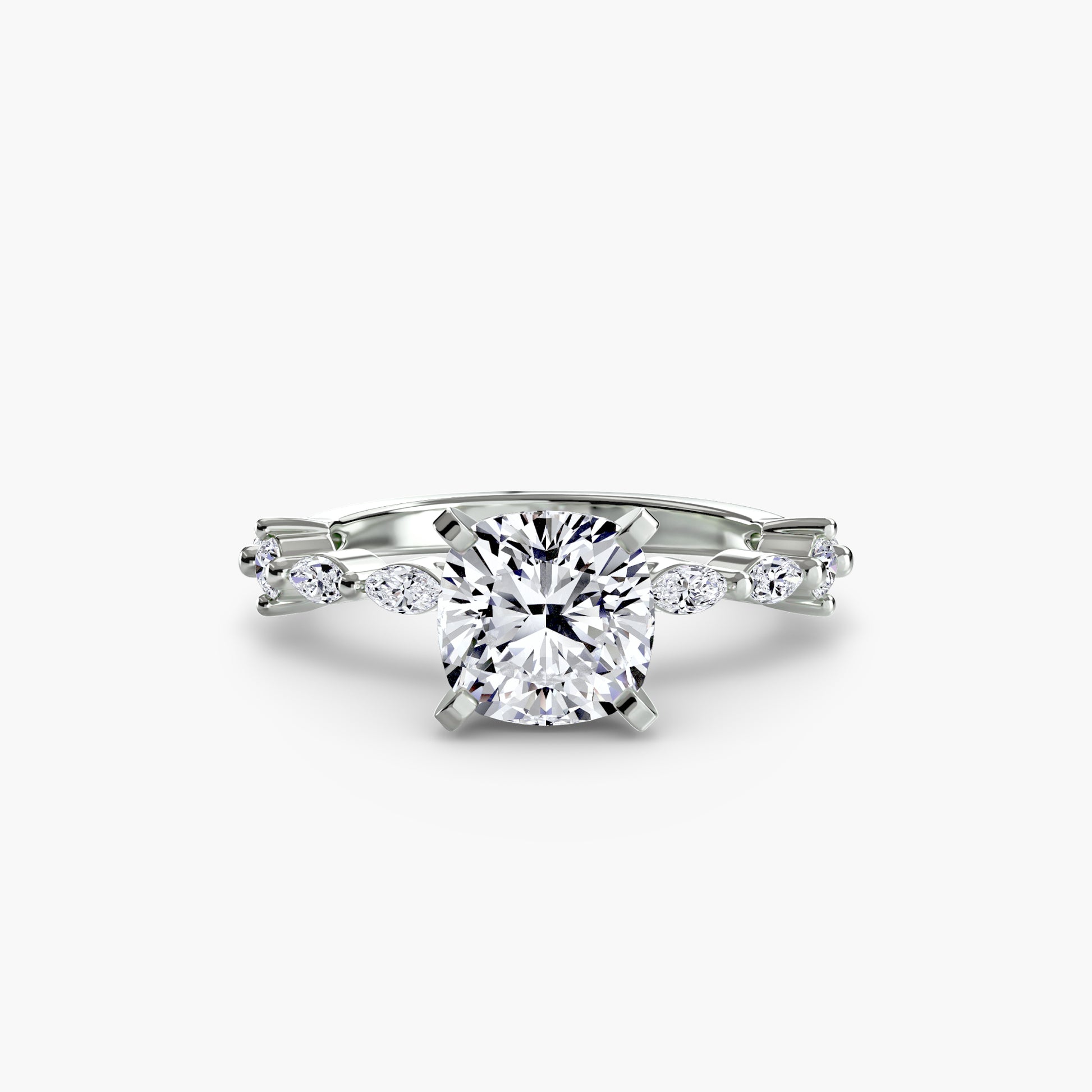 Solitaire with Eternity Pavé.