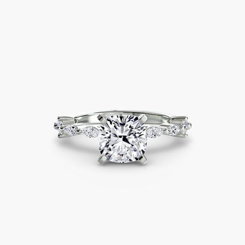 Solitaire with Eternity Pavé.