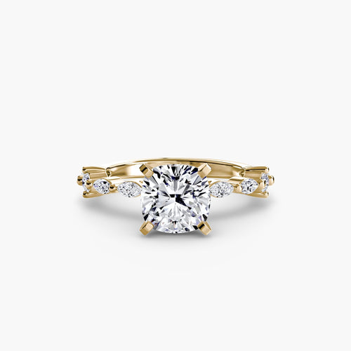 Solitaire with Eternity Pavé.