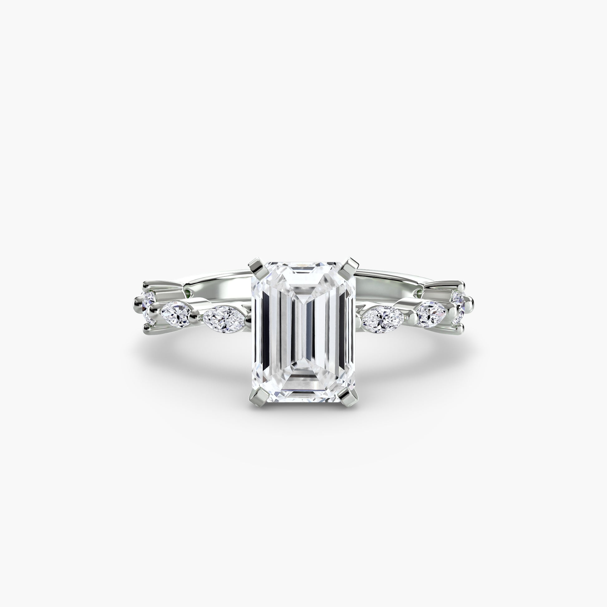 Solitaire with Eternity Pavé.