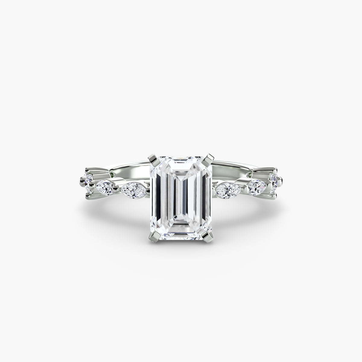 Solitaire with Eternity Pavé.