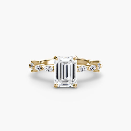 Solitaire with Eternity Pavé.