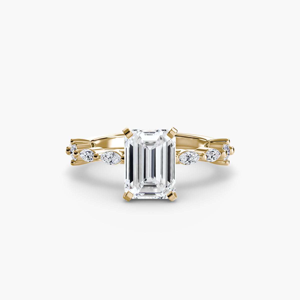 Solitaire with Eternity Pavé.