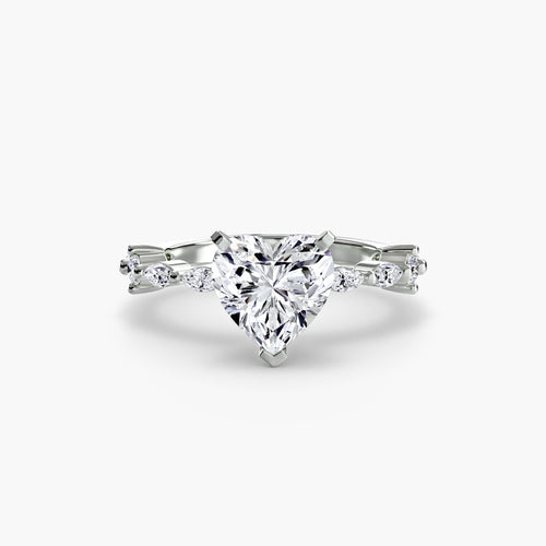Solitaire with Eternity Pavé.