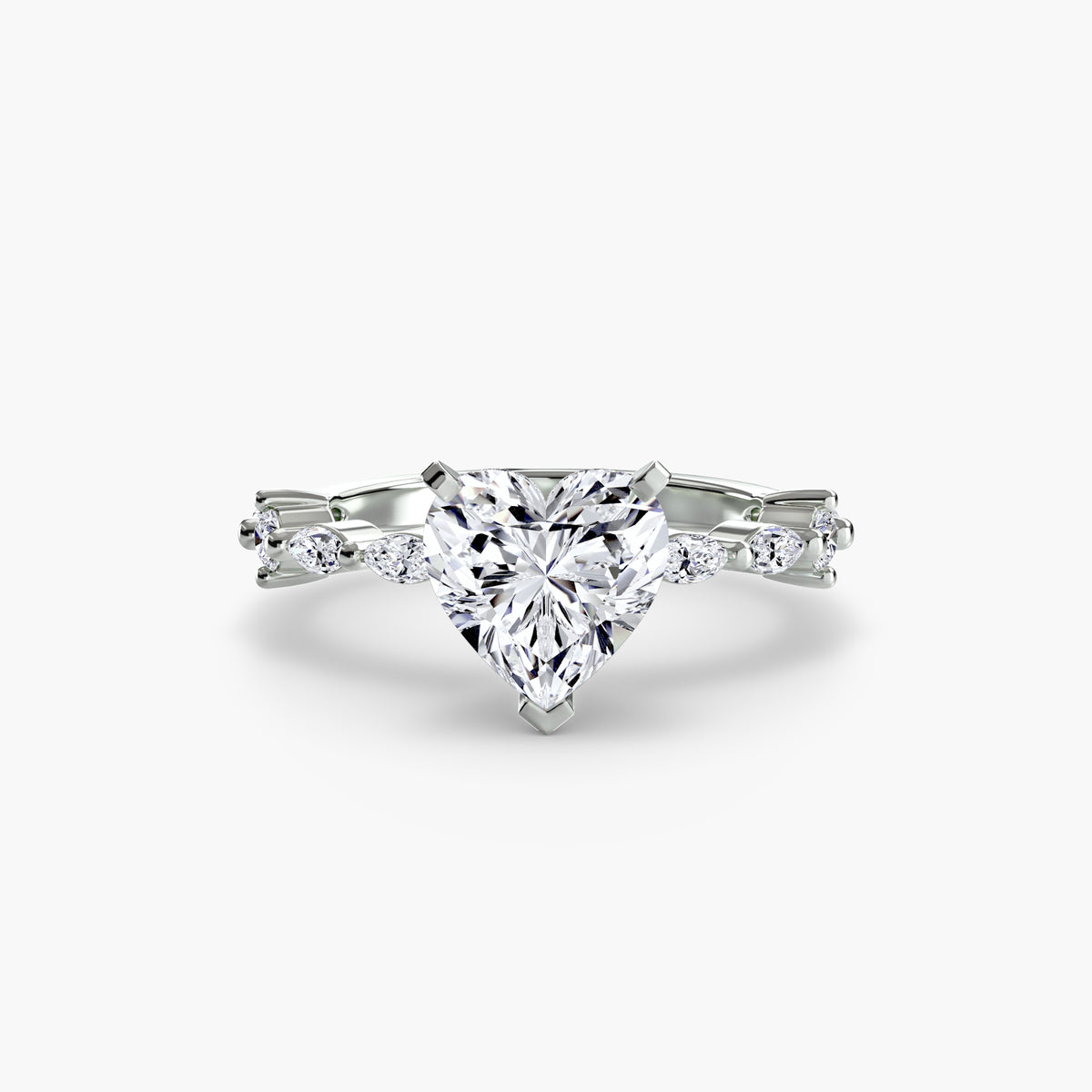 Solitaire with Eternity Pavé.