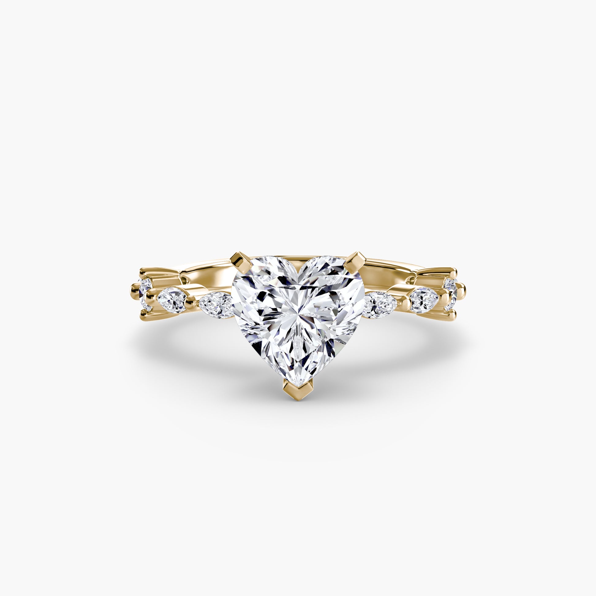 Solitaire with Eternity Pavé.