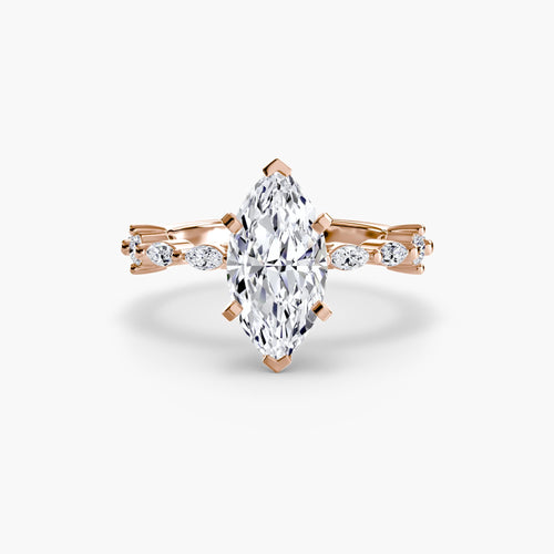 Solitaire with Eternity Pavé.