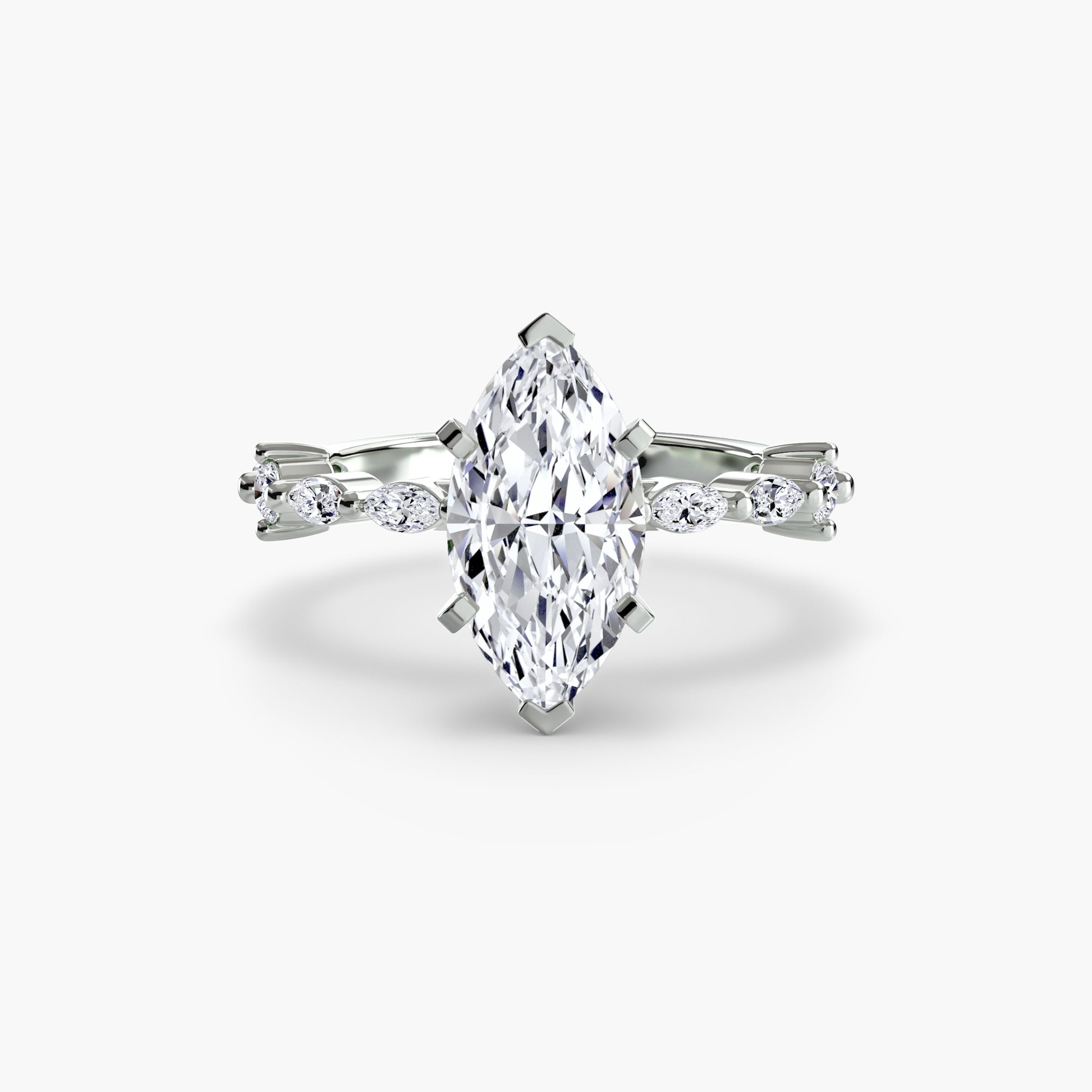 Solitaire with Eternity Pavé.