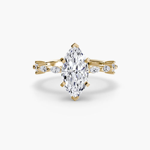 Solitaire with Eternity Pavé.
