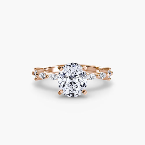 Solitaire with Eternity Pavé.