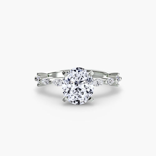 Solitaire with Eternity Pavé.