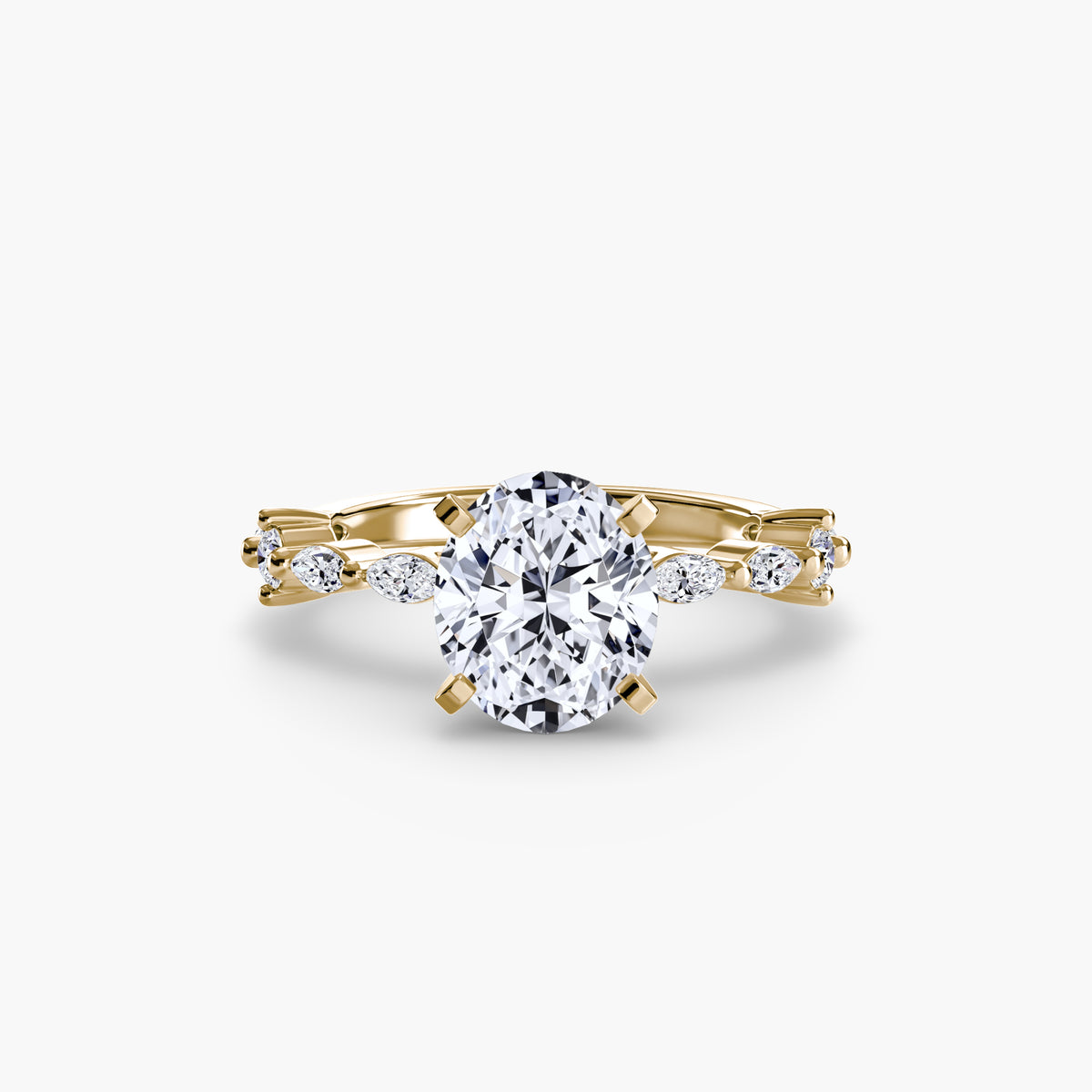 Solitaire with Eternity Pavé.