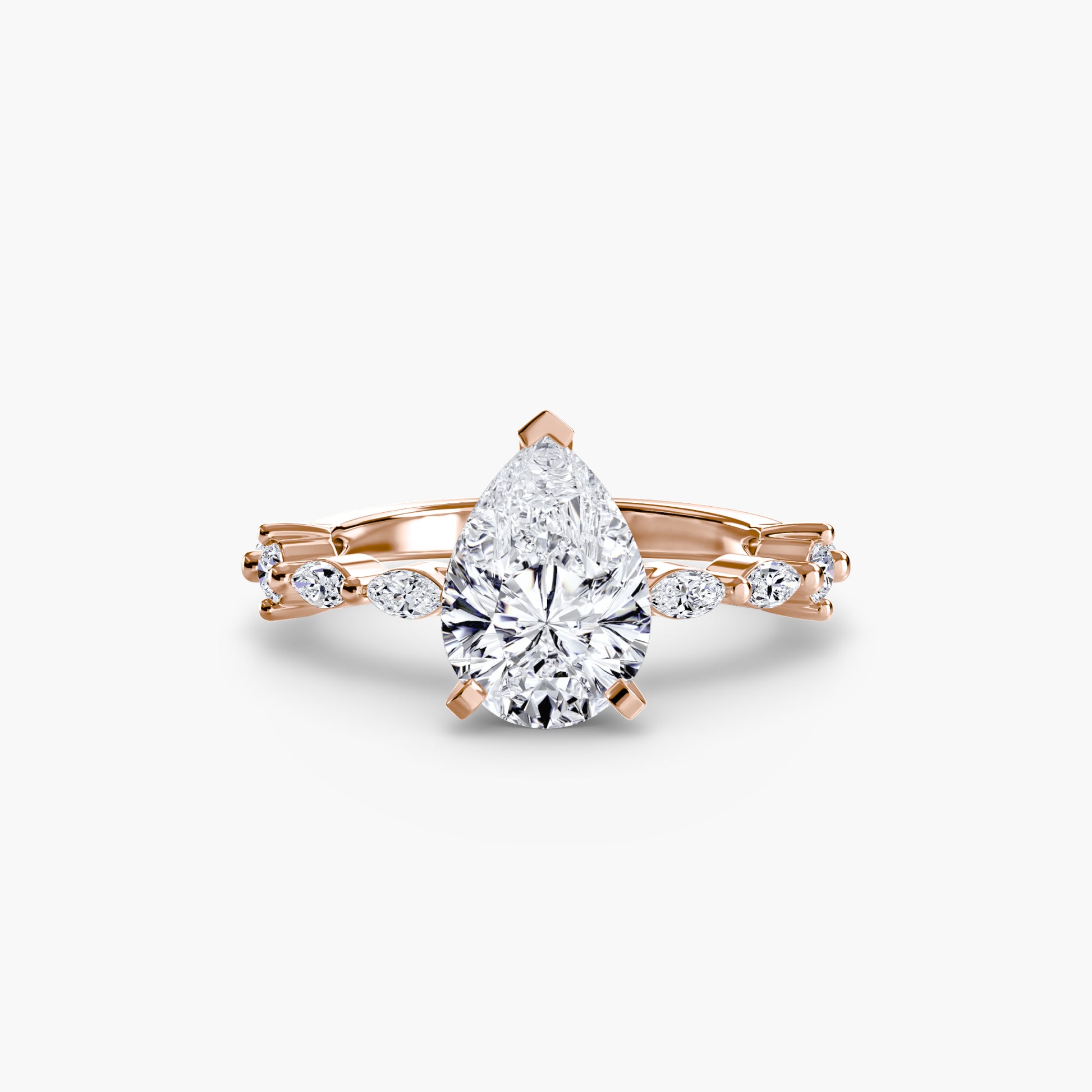 Solitaire with Eternity Pavé.