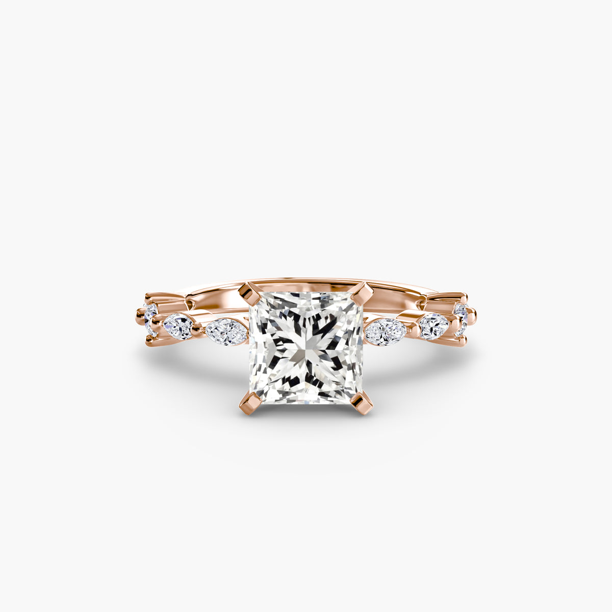 Solitaire with Eternity Pavé.