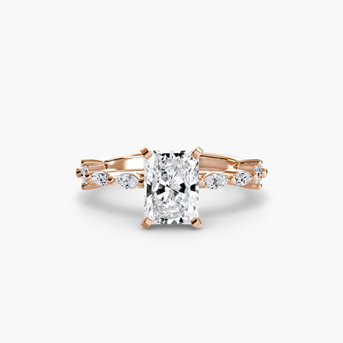 Solitaire with Eternity Pavé.